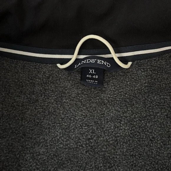 Land’s end full zip fleece men’s jacket. - Picture 2 of 5